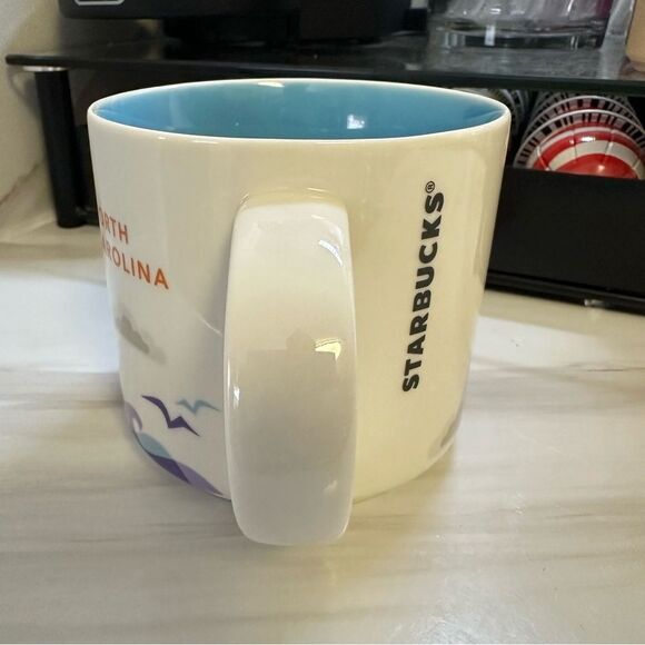 Starbucks North Carolina You are Here Collection White Blue Purple Orange Mug - Picture 4 of 6